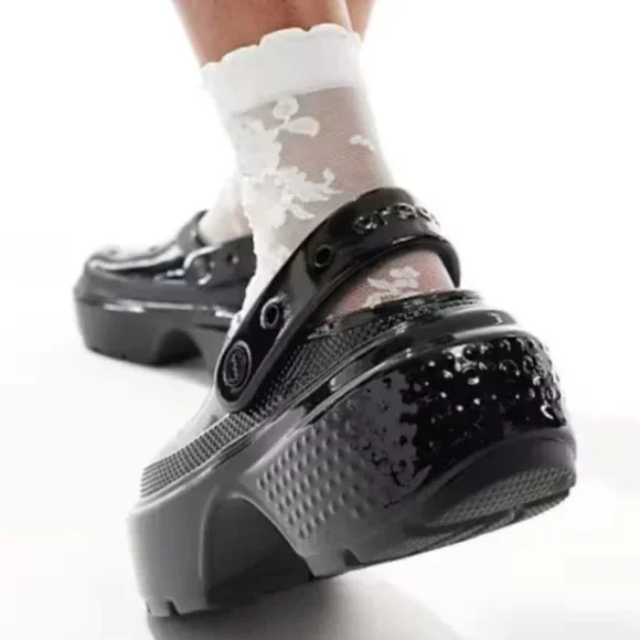 Wednesday Stomp Crocs Clogs NWT - Picture 8 of 11